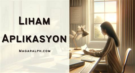 liham para sa scholarship tagalog|Liham Aplikasyon (10 Halimbawa) — MagaralPH.